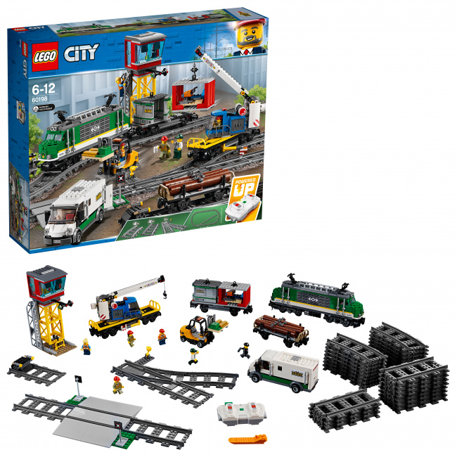 LEGO 60198 Товарный поезд - фото4