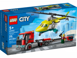 LEGO 60343 Спасательный вертолетный транспорт - фото